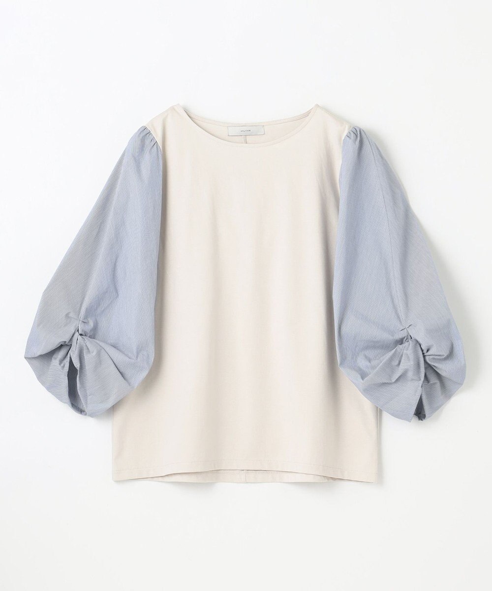 ANY 【洗濯機可】着映える袖ねじりトップス 