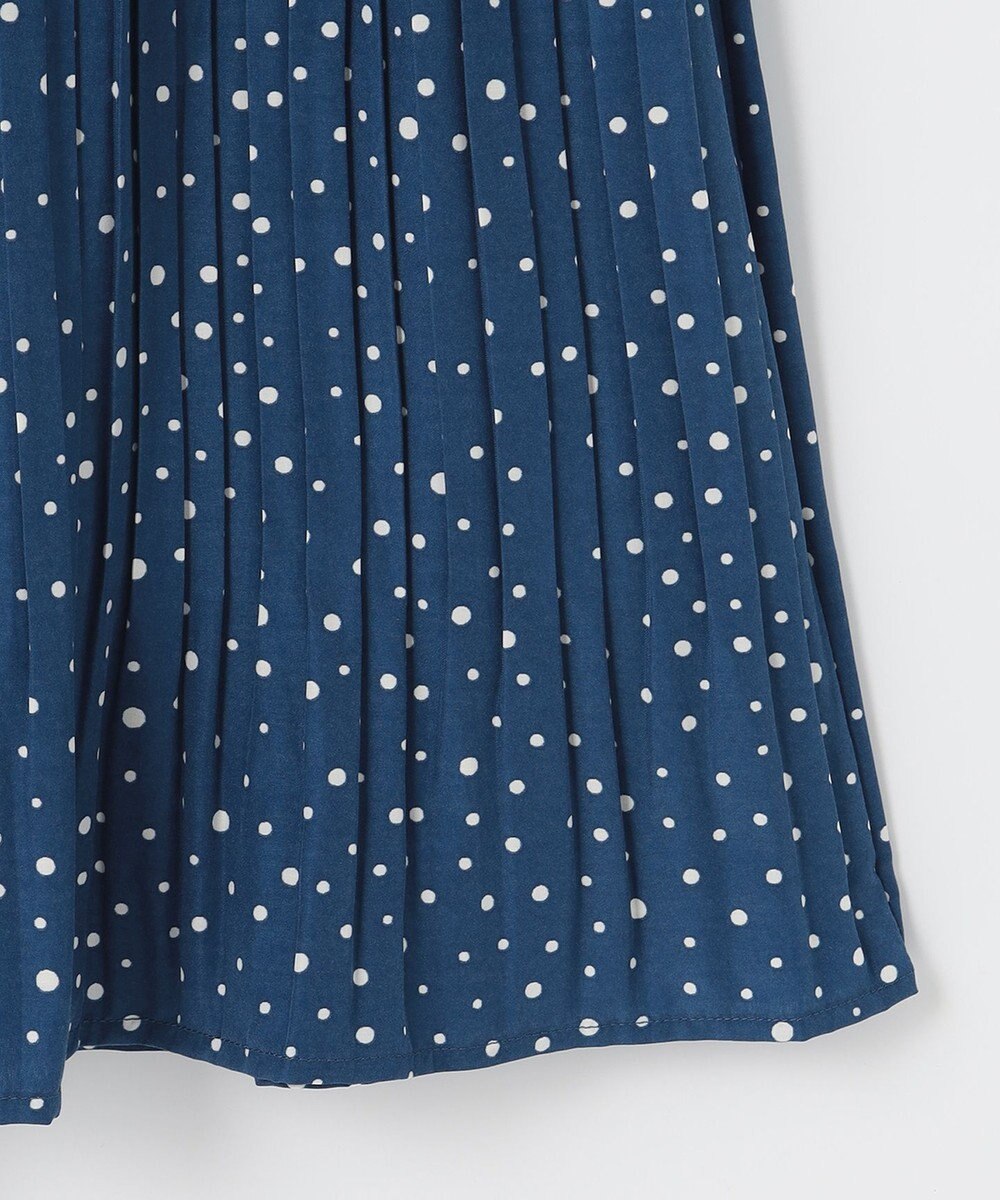 ANY 【2SET】ミニロゴトップス×ドットプリーツスカート セット 