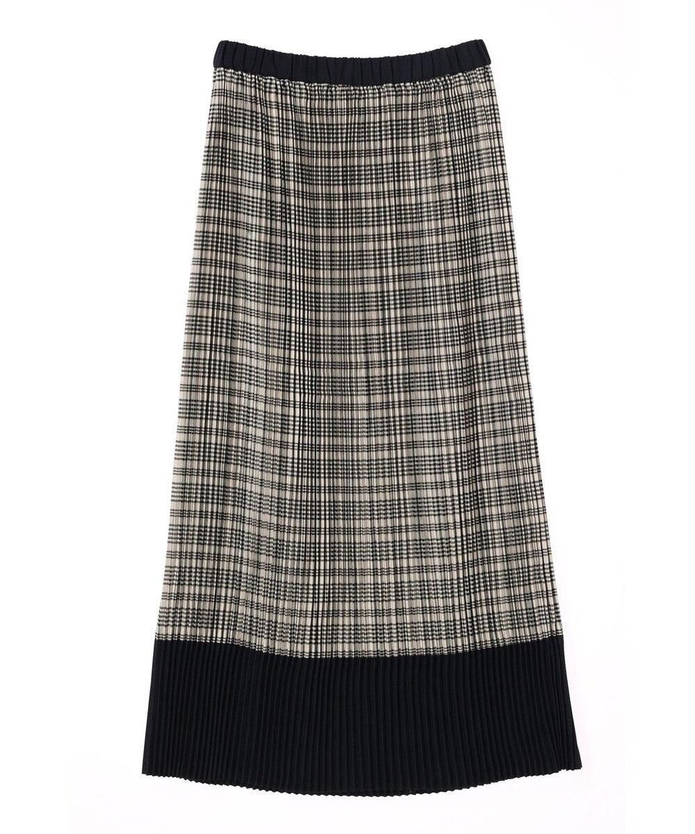 CRAFT STANDARD BOUTIQUE 配色チェックプリーツスカート 