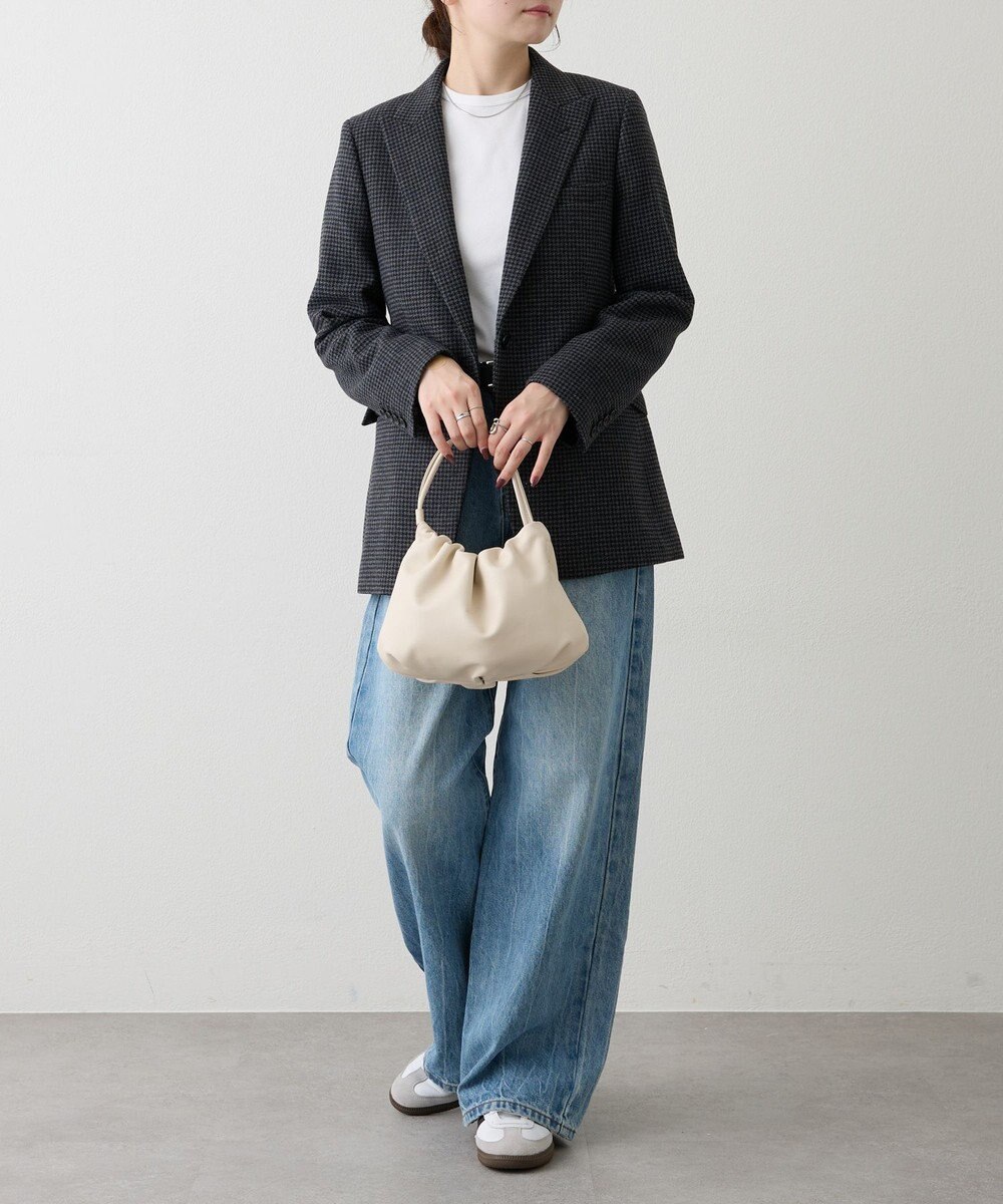 russet レザー巾着4WAYショルダーバッグ(CE-1454) 