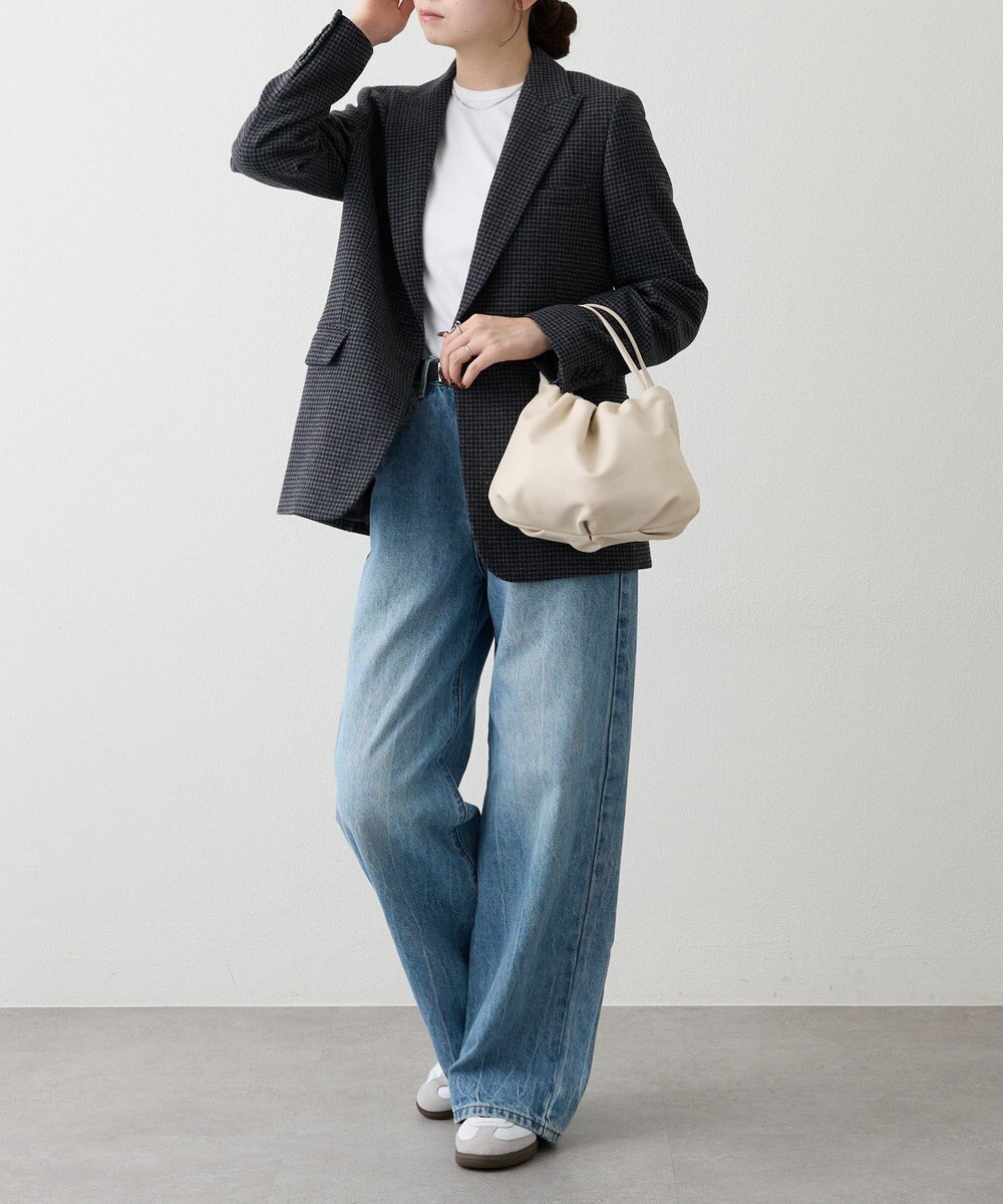 russet レザー巾着4WAYショルダーバッグ(CE-1454) 