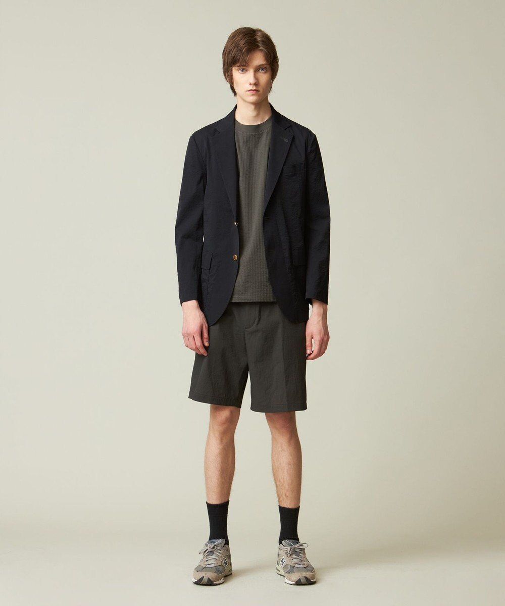 J.PRESS MEN 【ビジネス対応】【吸湿速乾】【J.PRESS PREMIUM JERSEY】 シアサッカー Tシャツ 