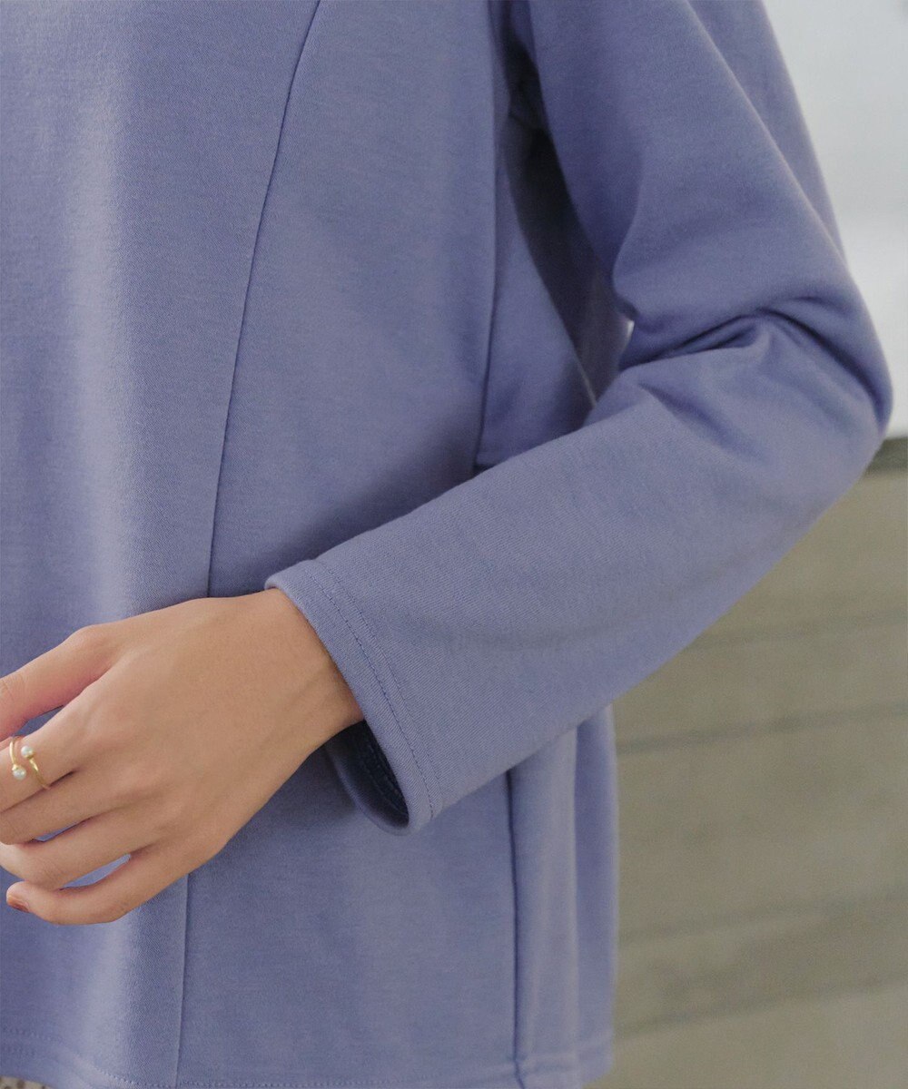 Tiaclasse 【洗える】裏毛バックフレアパーカー 