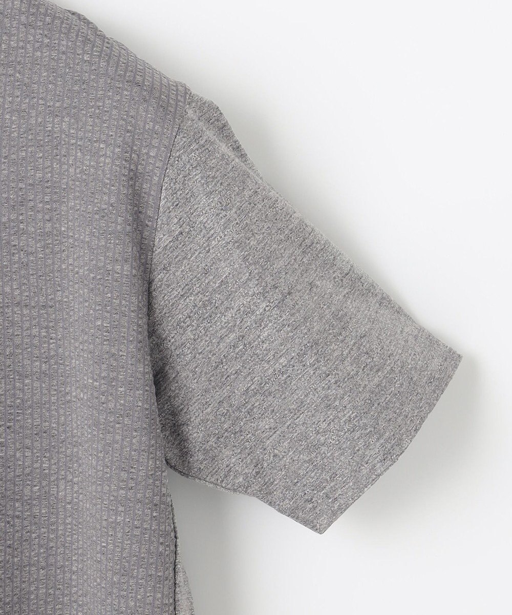 JOSEPH ABBOUD 【オーガニックコットン使用】JOE COTTONサッカーVネック Tシャツ 