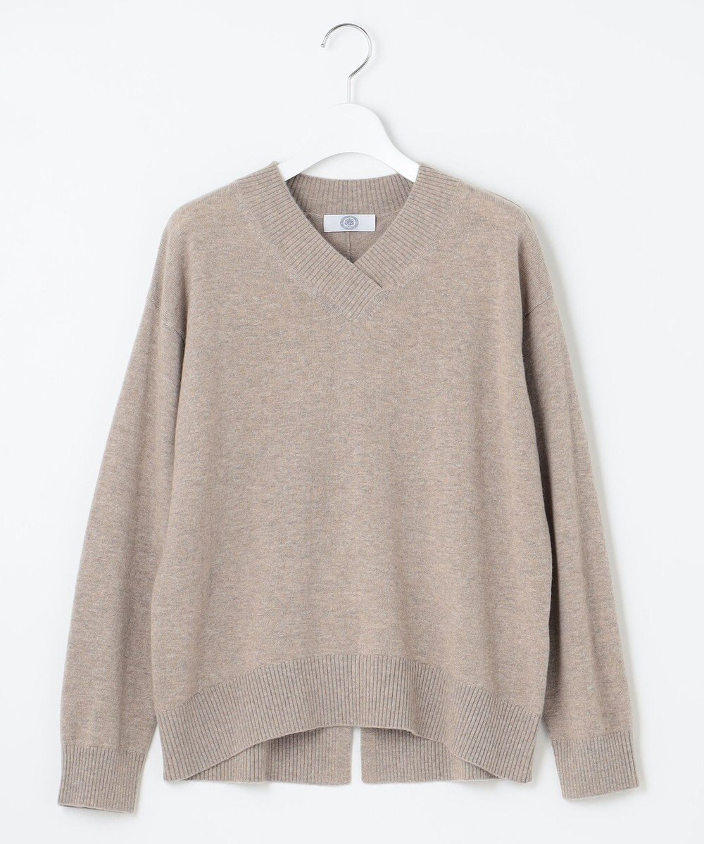 J.PRESS LADIES L 【洗える・WEB限定カラーあり】CASHMERE BLEND Vネック ニット 