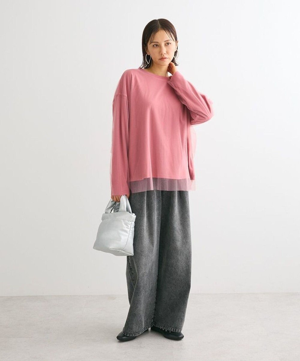 Green Parks ・ＥＬＥＮＣＡＲＥ　ＤＵＥ　チュールレイヤードロンＴＥＥ 