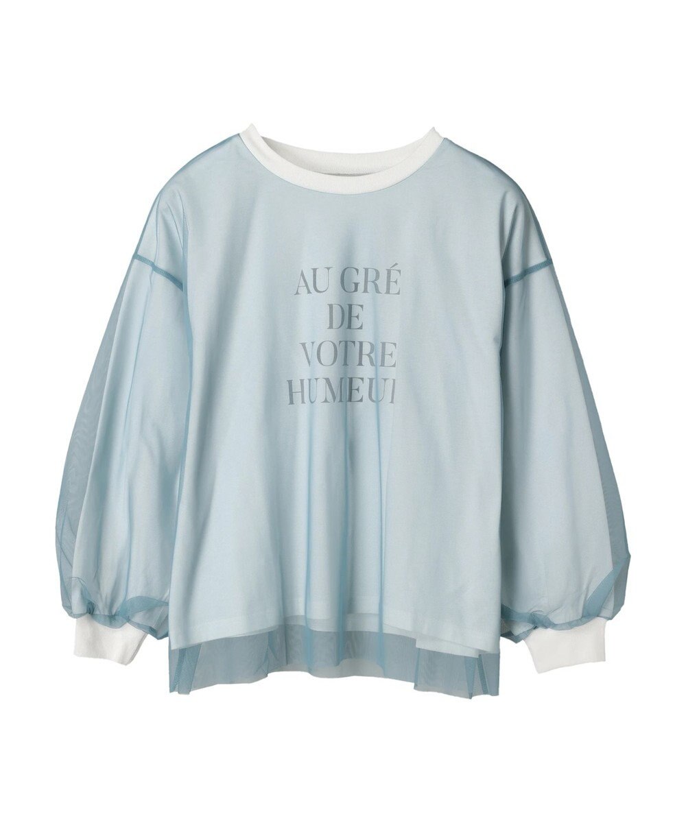 Green Parks チュールドッキングロゴプルオーバー 