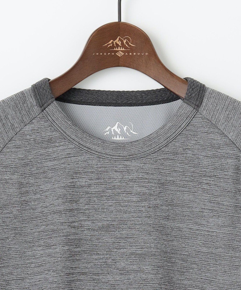 JOSEPH ABBOUD MOUNTAIN 【ソフト/吸水速乾】メランジバックメッシュ Tシャツ 