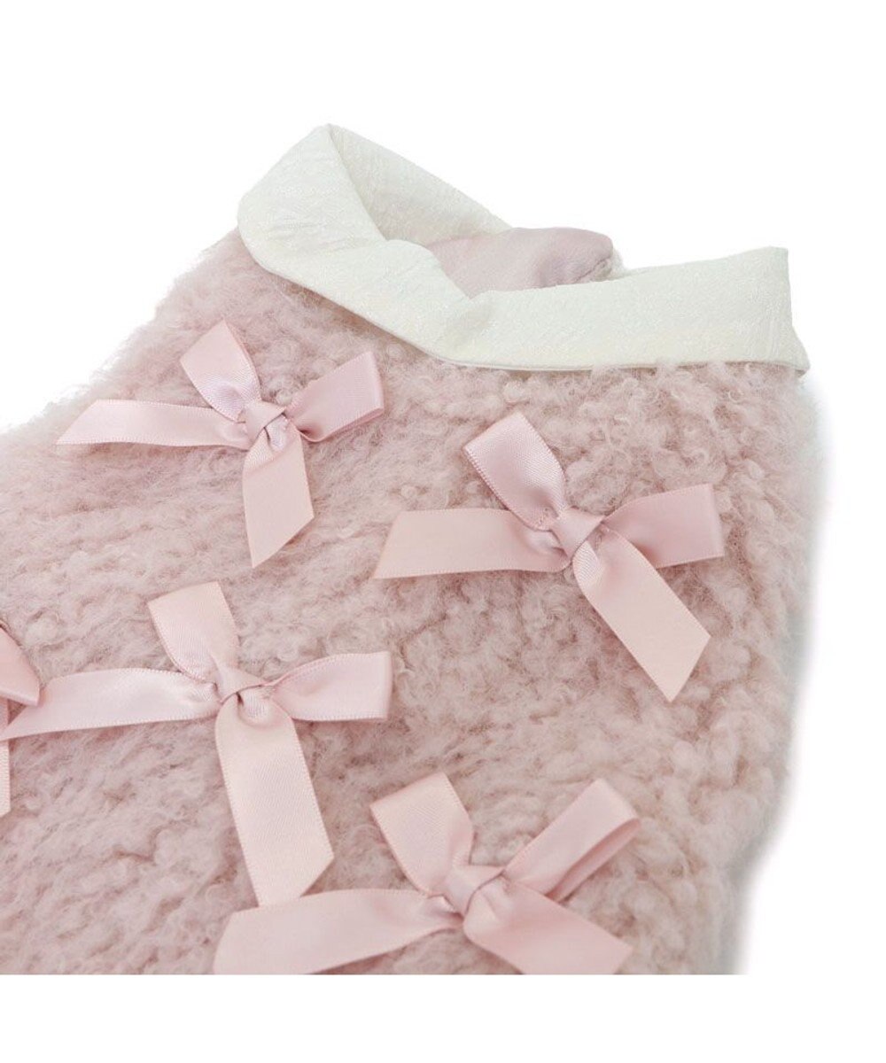 PET PARADISE cherircouture メニーリボンファーベスト 《ピンク》 小型犬 