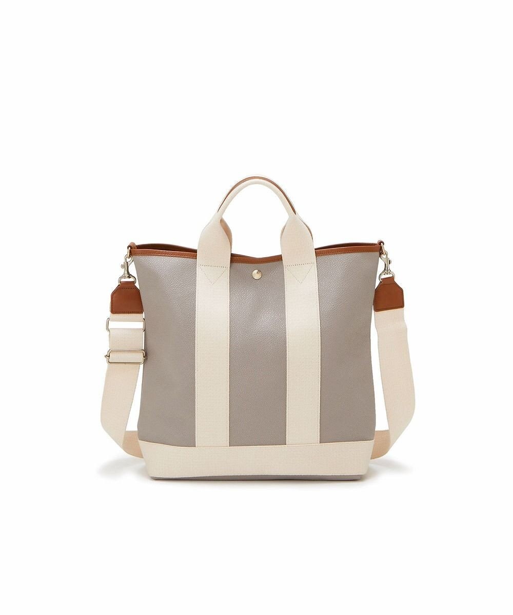 TOPKAPI 【Breath TOPKAPI】スコッチグレイン ネオレザー 縦型 A4 トート バッグ ショルダー付き L 