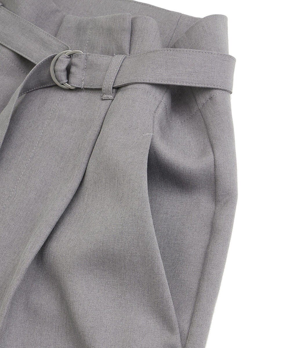 YECCA VECCA 【UVカット/接触冷感/洗える】ベルト付きイージーケアワイドパンツ 