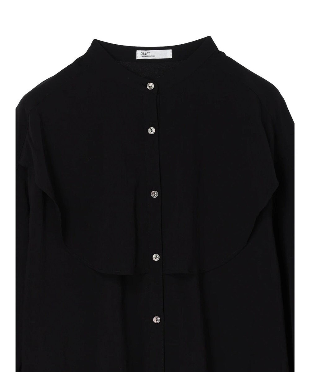 CRAFT STANDARD BOUTIQUE レーヨンデシンフリルチュニック 