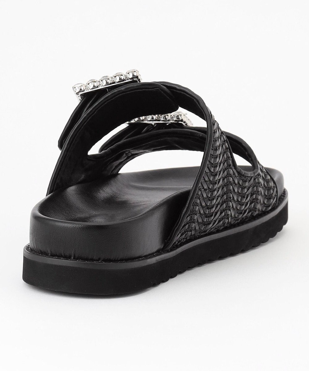 組曲 バックルプラットフォームサンダル 