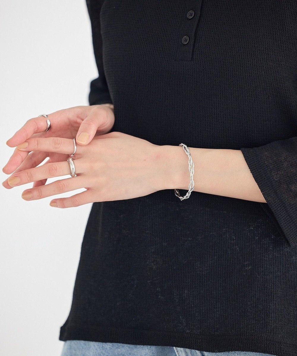 earth music&ecology ウェイビーメタルバングル 