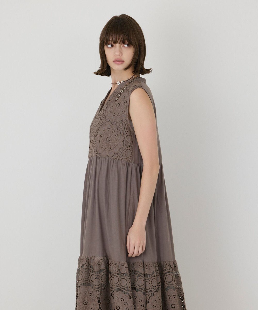 GRACE CONTINENTAL エンブロイダリーワンピース 