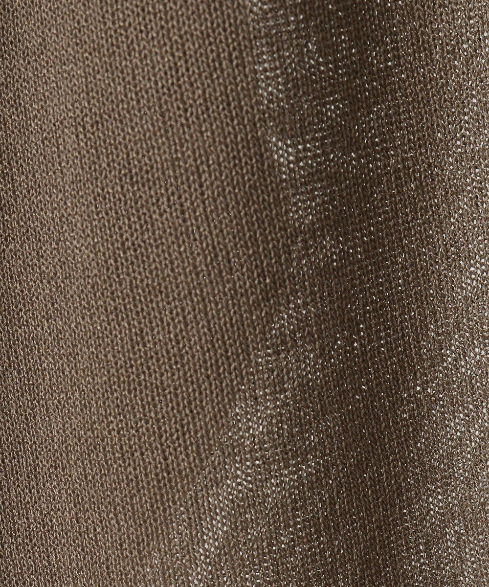 YECCA VECCA シアーニットロング丈カーディガン 