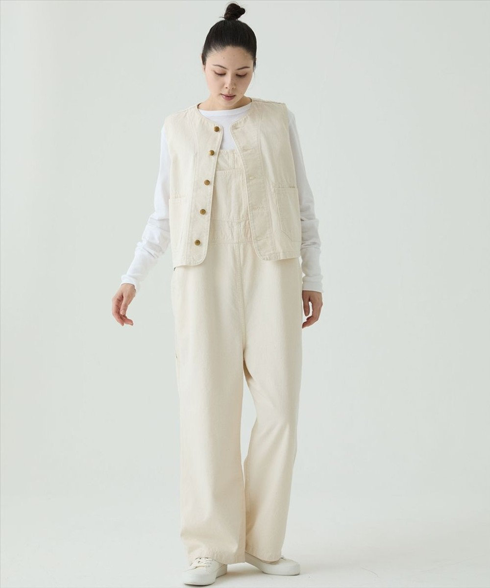 caqu デニムワークベスト 