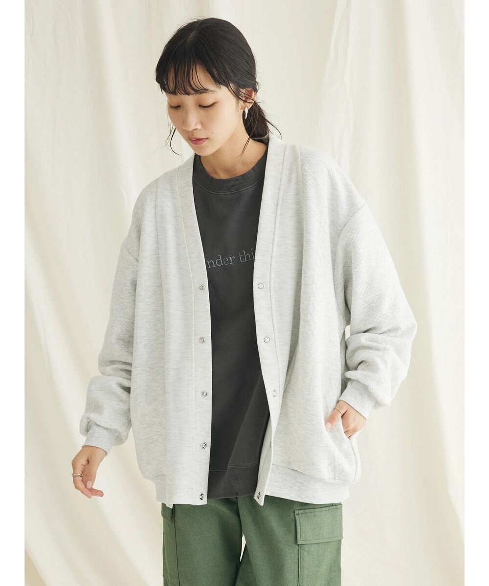 CRAFT STANDARD BOUTIQUE JQカット切り替えカーディガン2 