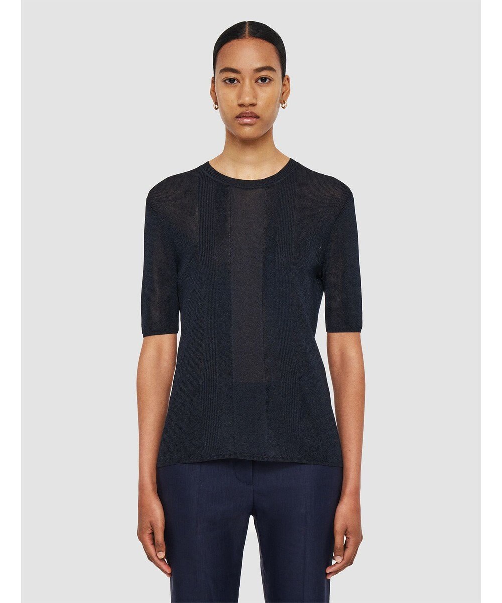 JOSEPH クリスピーレーヨン　ショートスリーブニット 