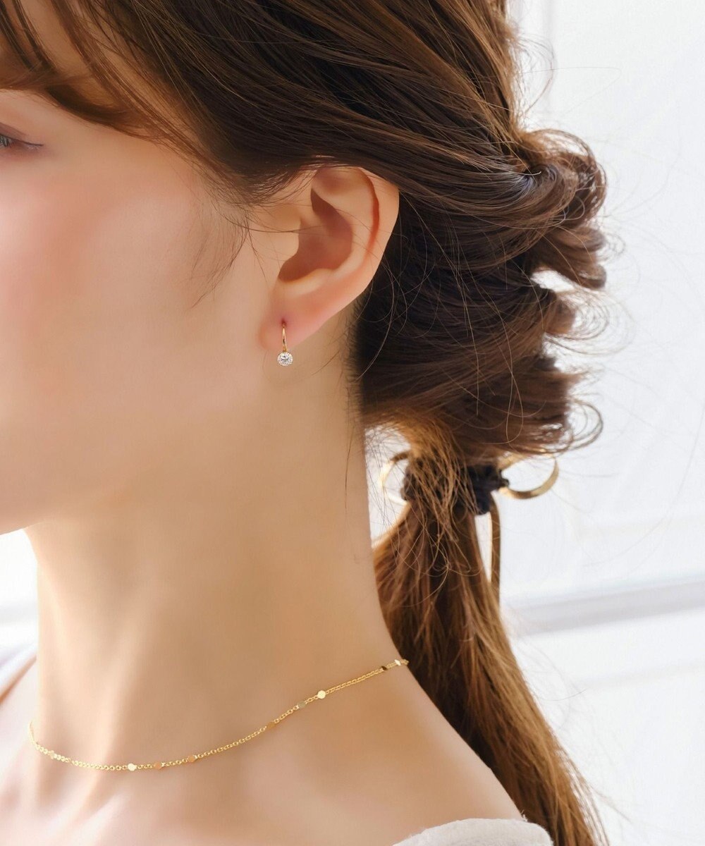 Phoebe 【K10】ブリリアンフックピアス ゴールド 