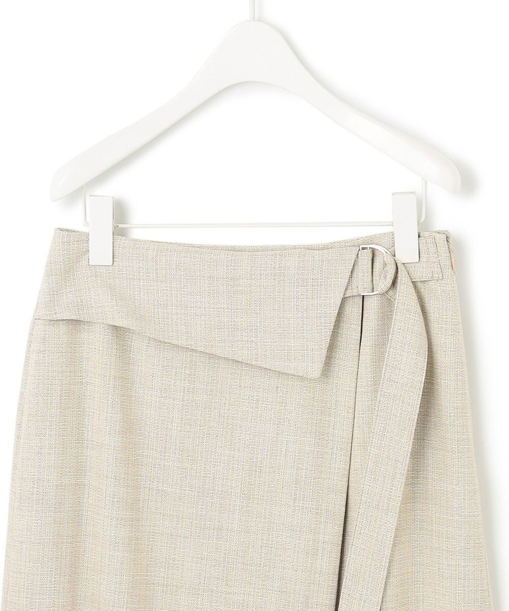 ICB L 【洗える】Vi/Peブッチャー ラップデザインスカート 