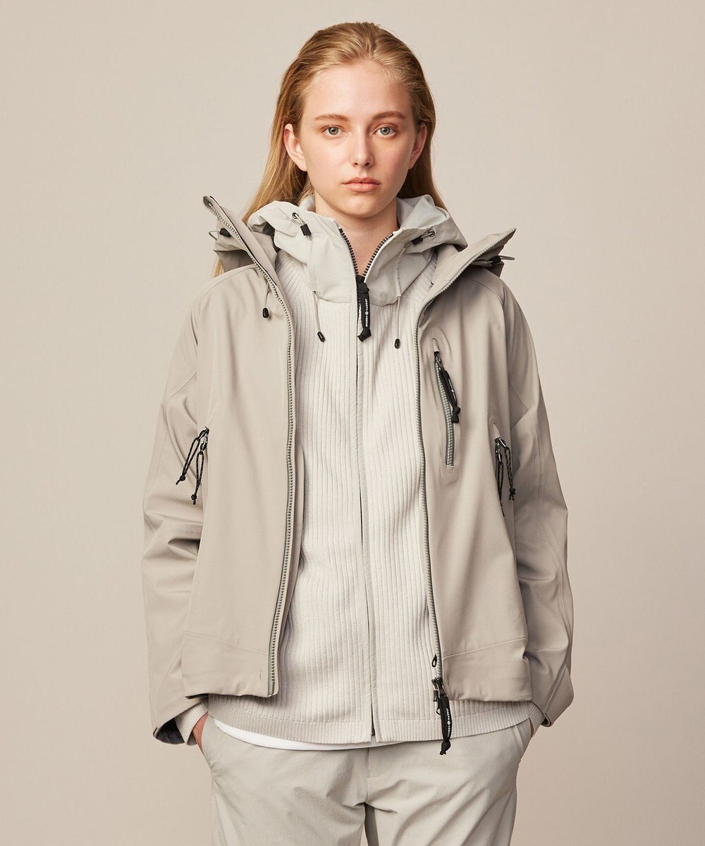 JOSEPH ABBOUD MOUNTAIN 【ストレッチ/撥水/防水素材/イタリア素材/ライナードッキング対応】マウンテンシェル パーカー 