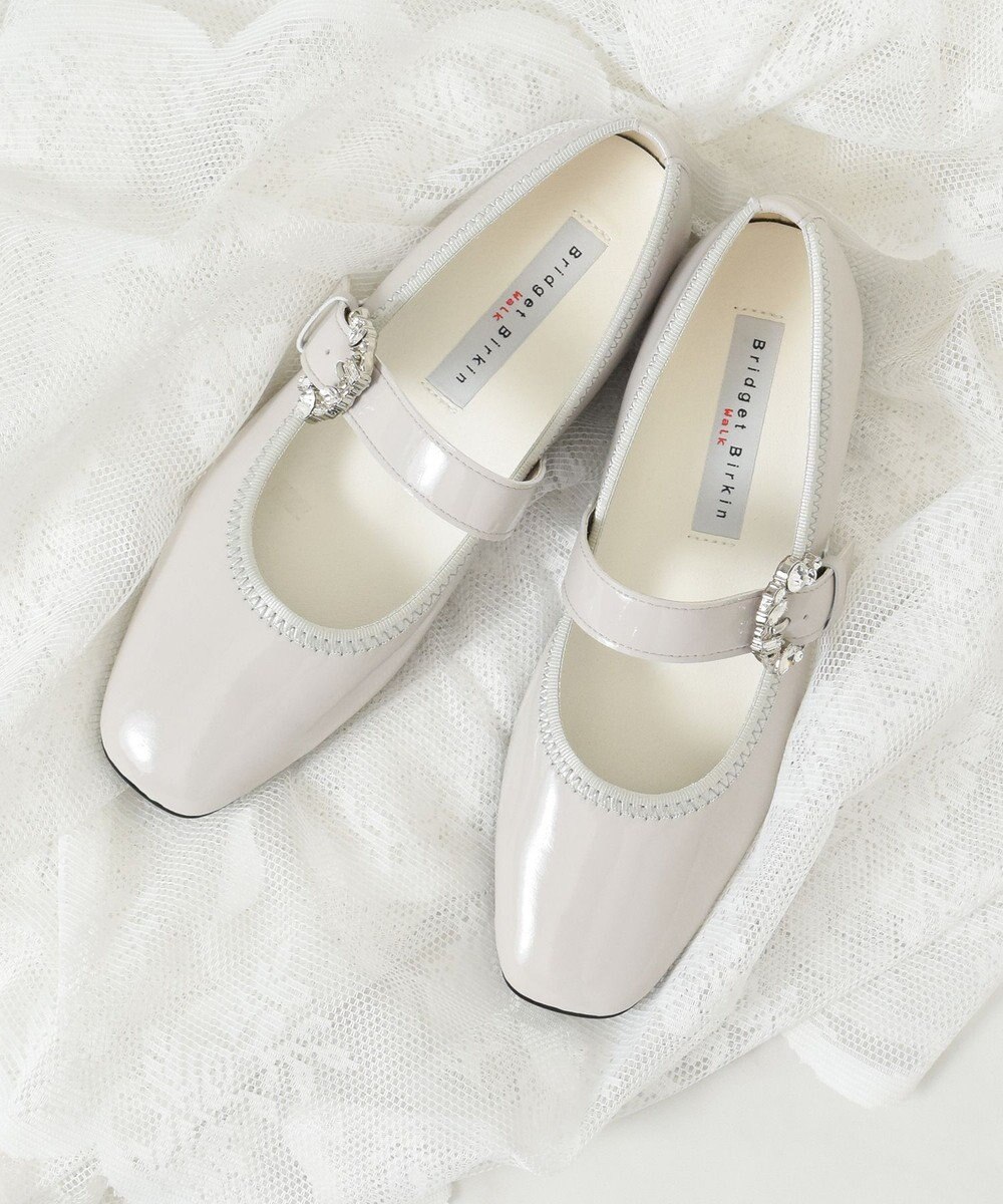 Bridget Birkin ＜3E＞【Bridget Birkin Walk】ビジューメリージェーンパンプス 