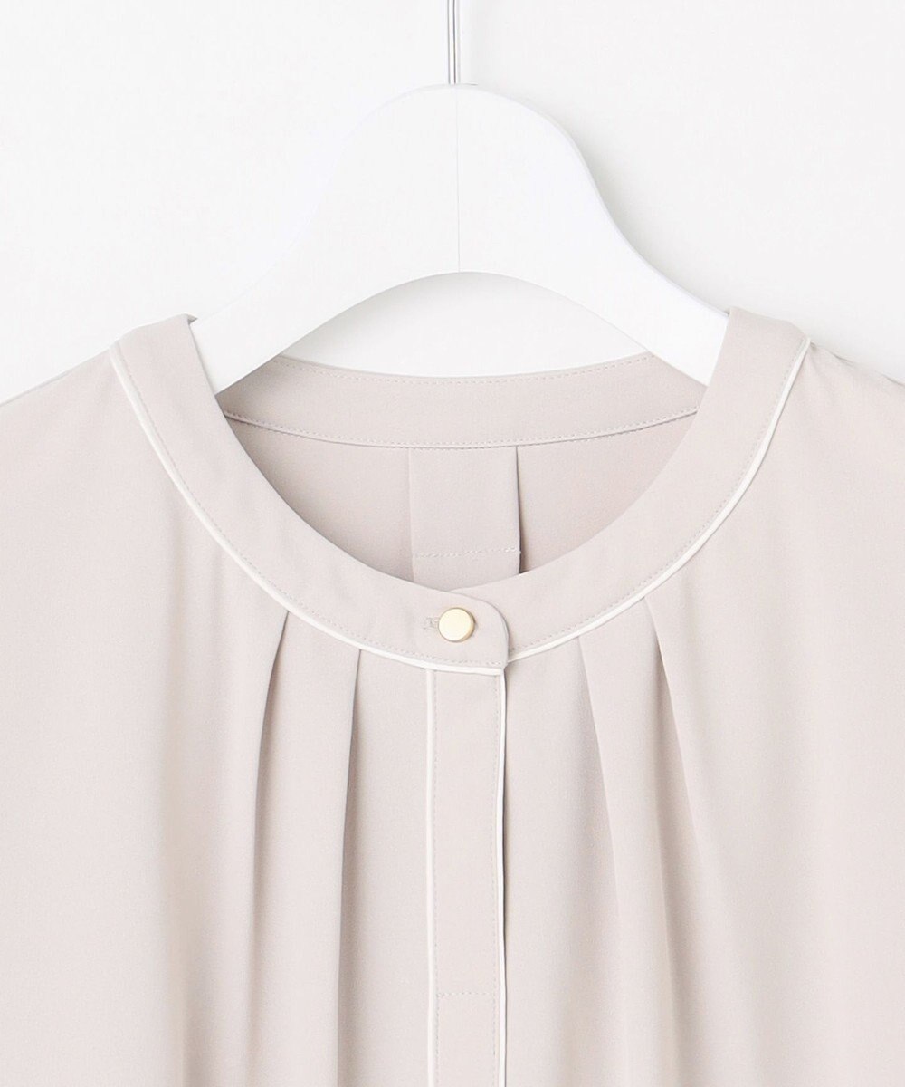 ANY SIS フロントタックバイカラー ブラウス 