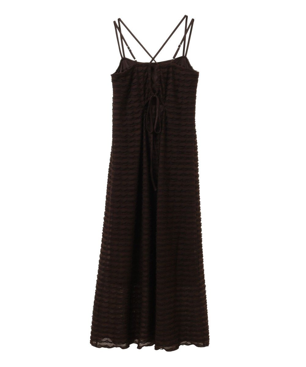 Green Parks カップ付きフリル生地キャミワンピース 