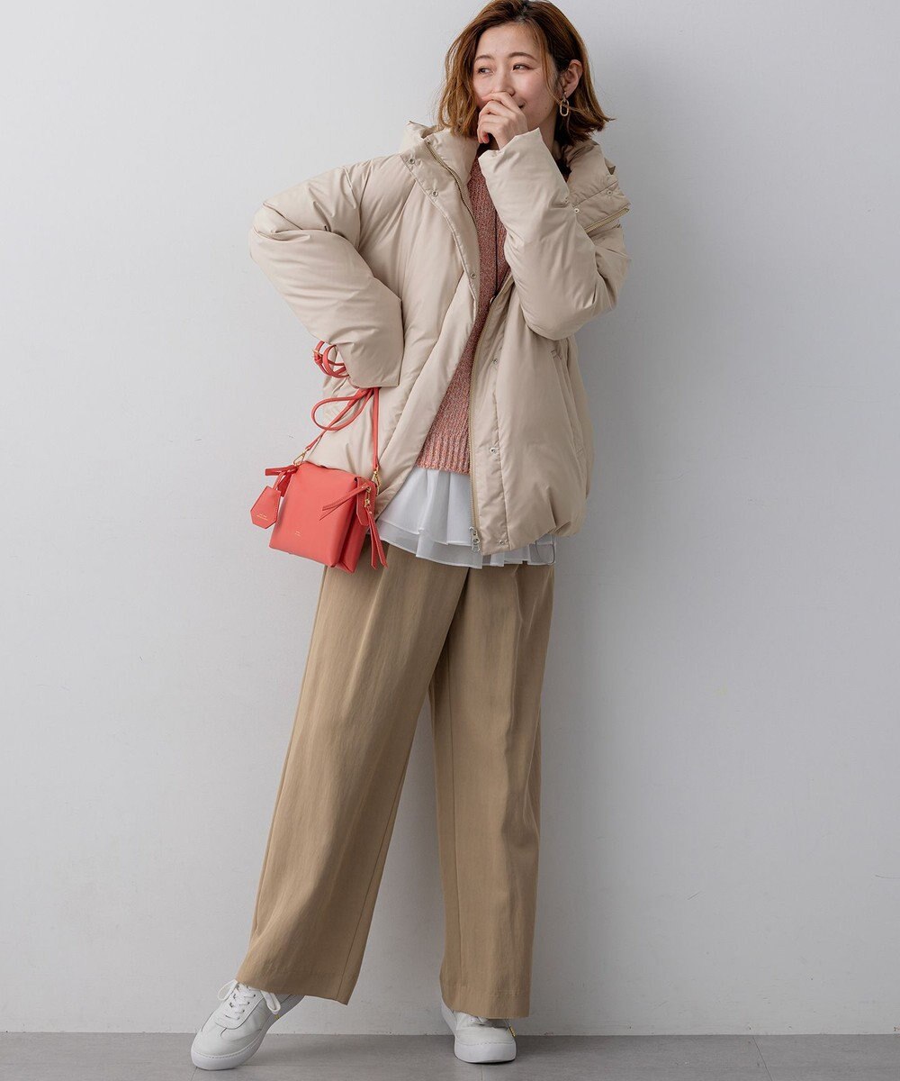 23区 S 【WEB&一部店舗限定】ステッチレス フーデット ダウン 