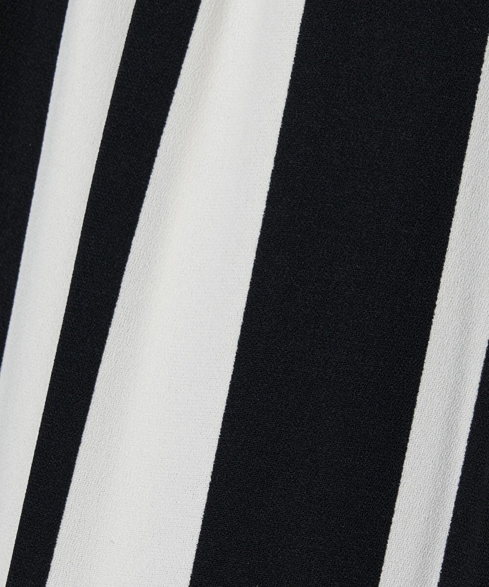 JOSEPH ストライプクレープ　プリーツドレス 