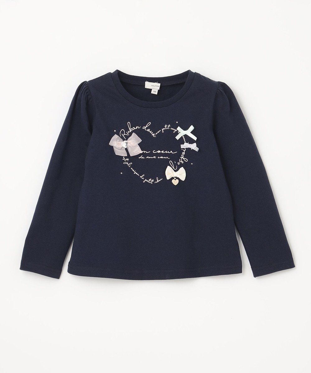 ANY KIDS リボン 長袖 Ｔシャツ 