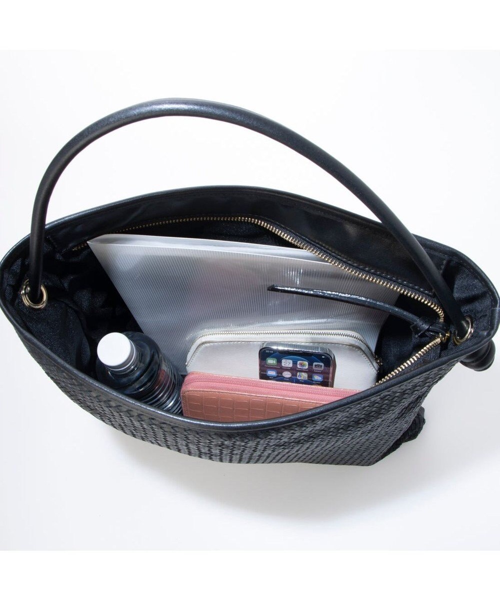 UNBILLION ペルケ perche / レザーメッシュ1本手結びトート 