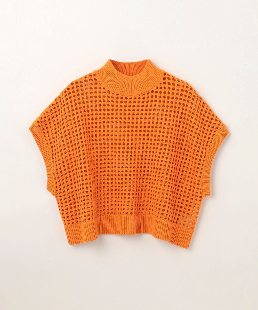 GRACE CONTINENTAL メッシュルーズニットトップ 