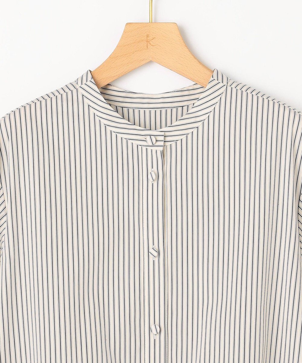 組曲 S 【前後着用可】コンパクトシャーティング チュニックブラウス 