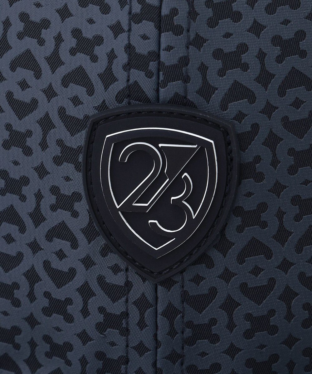 23区GOLF 【UNISEX】モノグラムプリントキャップ ポケッタブル 