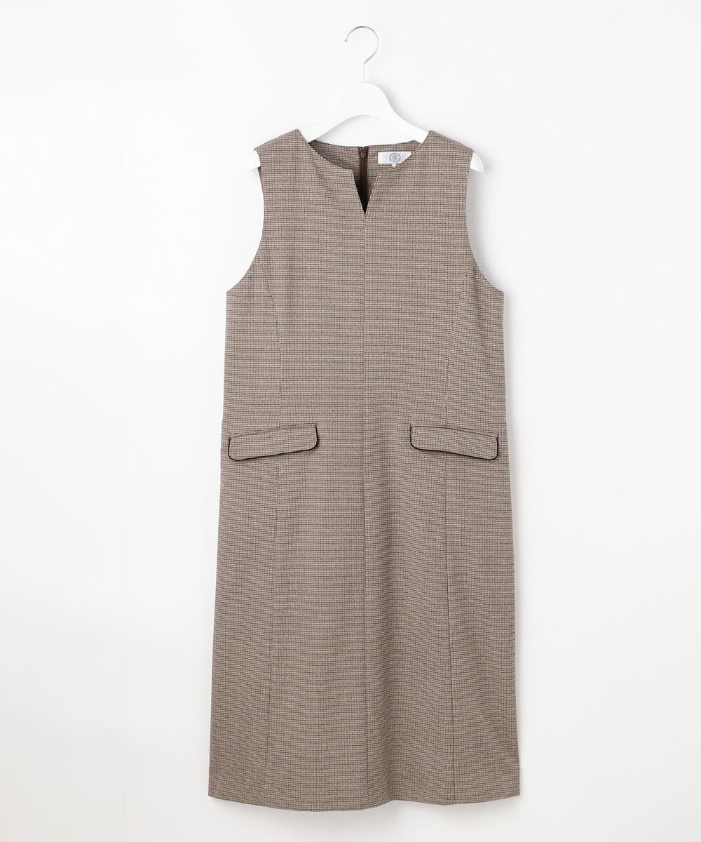 J.PRESS LADIES L Mixツイードチェック ジャンパースカート 