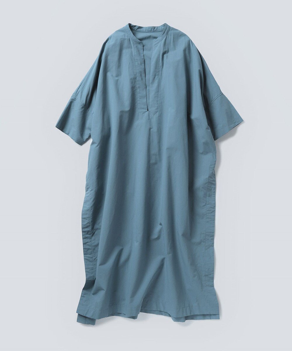 WHITE MAILS COTTON PAPER COMPACT POPLIN KAFTAN ドレス 