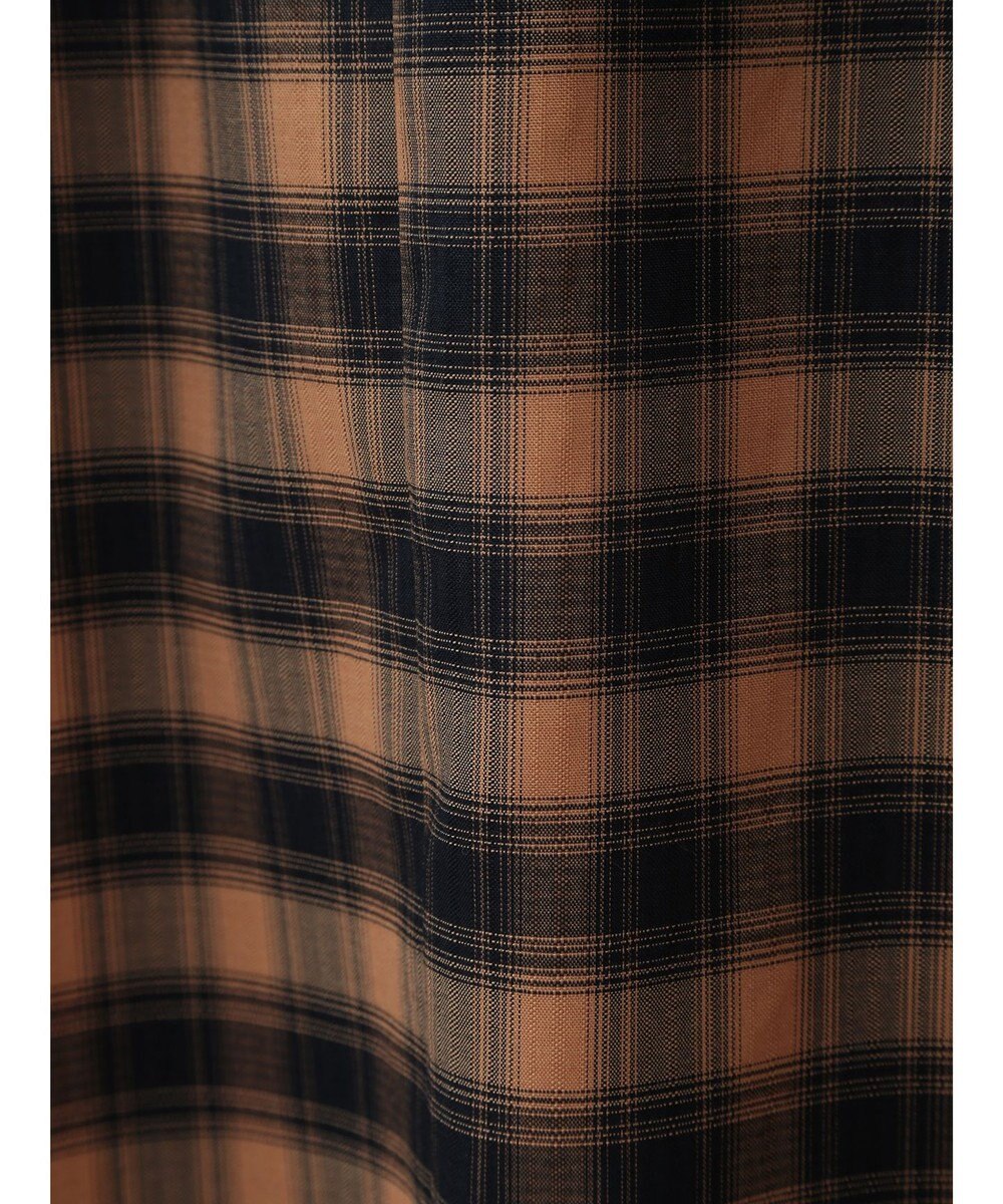 Green Parks チェックペプラムキャミワンピース 