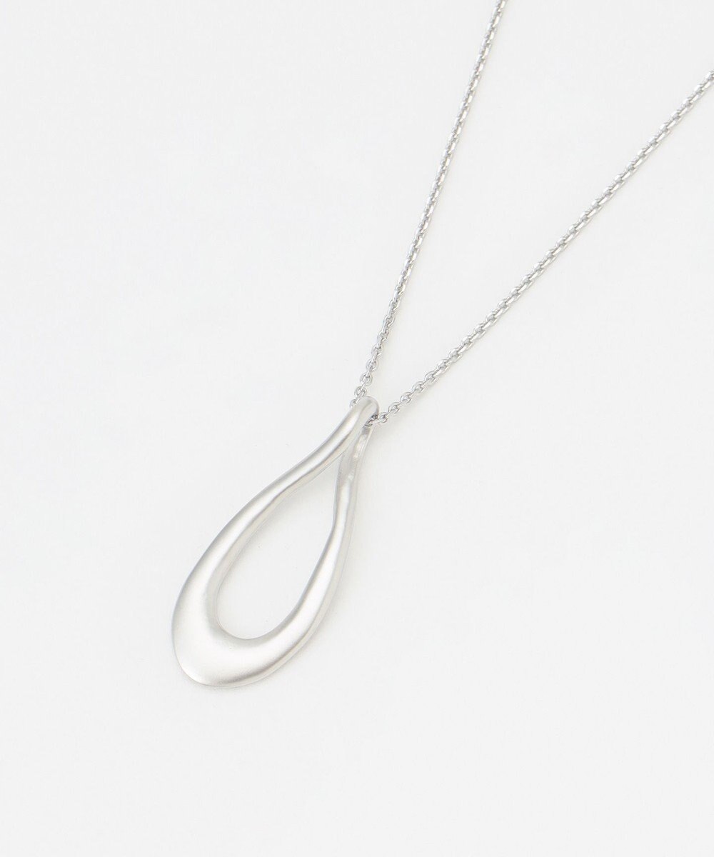 J.PRESS LADIES オーバルドロップ ネックレス 