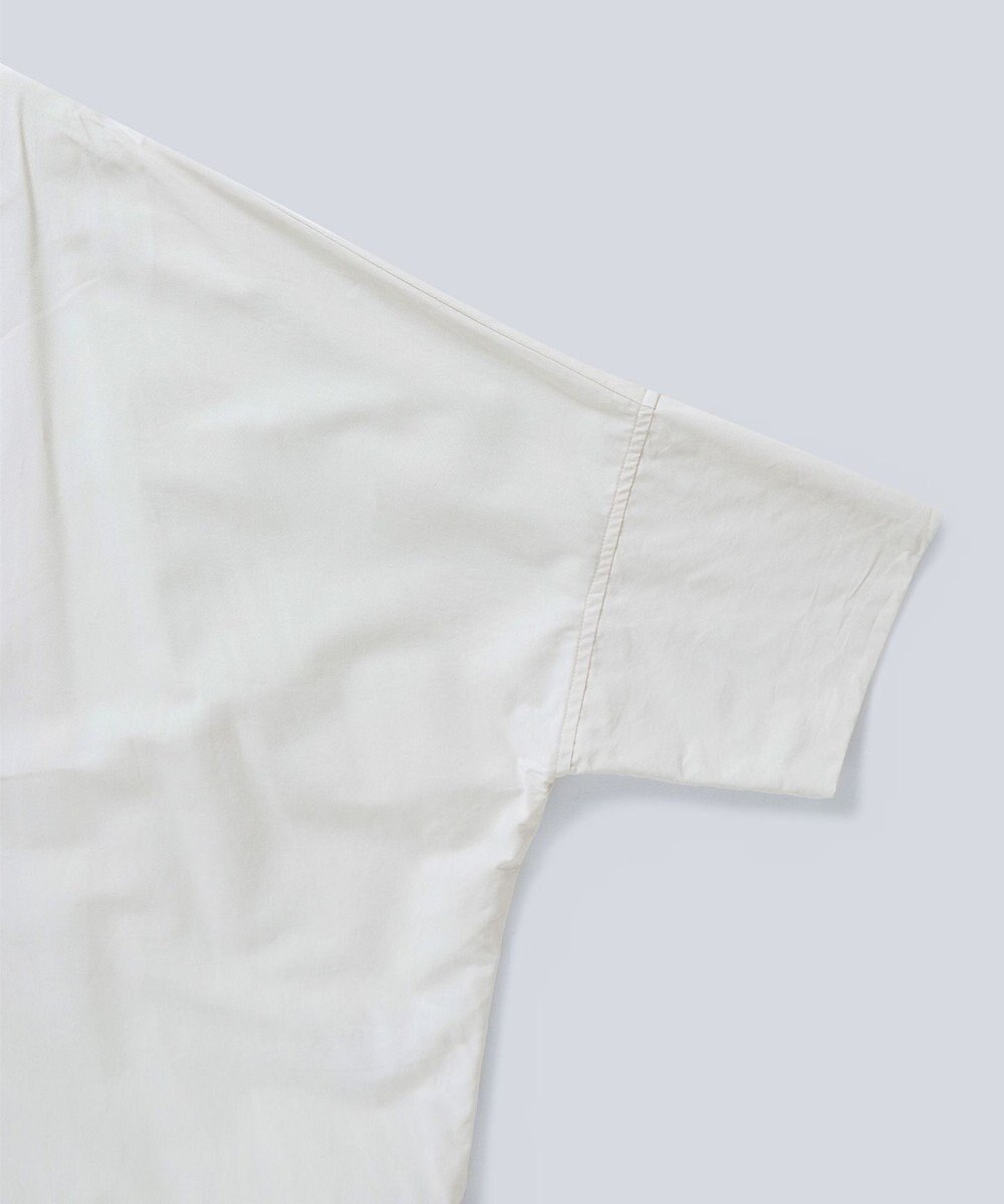 WHITE MAILS COTTON PAPER COMPACT POPLIN KAFTAN ドレス 