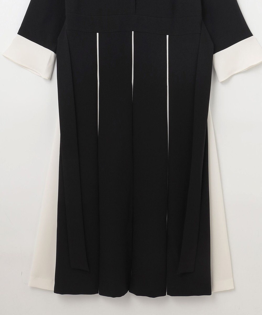 GRACE CONTINENTAL バイカラーラインドレス 