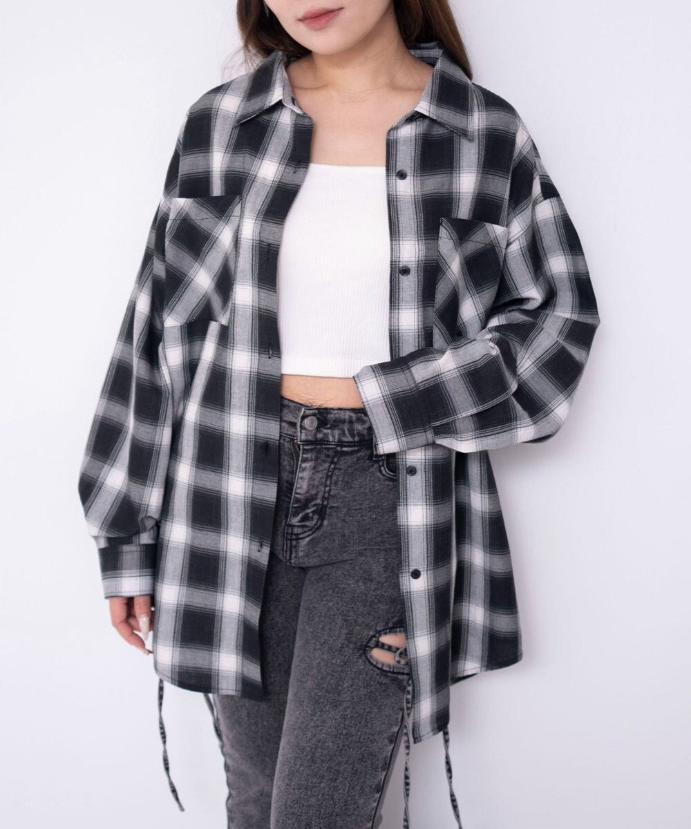 WEGO 2WAYオフショルシャツ 