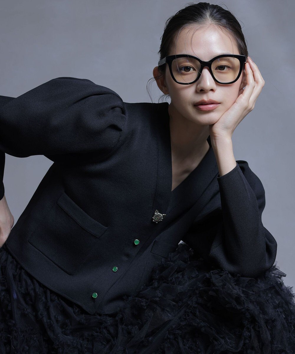 組曲 S 【組曲×setsuko sagittaire】kinakoスポンディッシュ ニットジャケット 