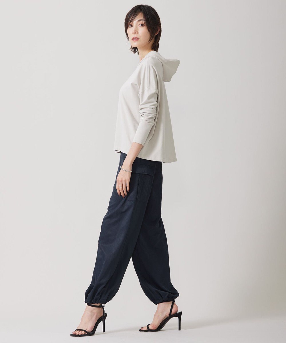 ICB L 【洗える】 ヴィスコースワイド デザインニットプルオーバー 