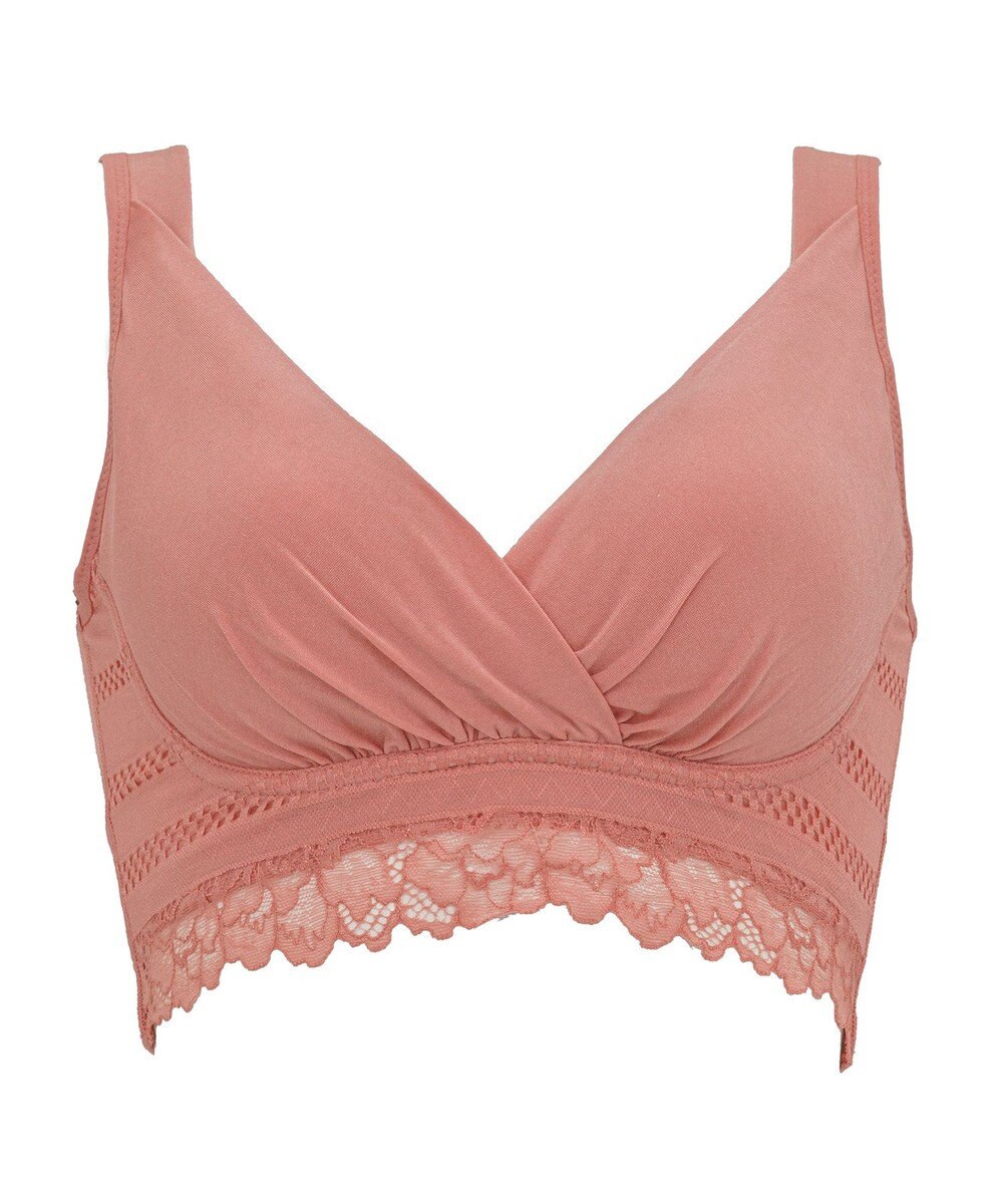 BRADELIS New York 【BRADELIS Me / ノンワイヤー】オールインワンブラ 24時間ラクに着用 ナイトブラとしても使える 補正 ブラジャー 綿混 しっかりフィット ブラデリス ME122105 