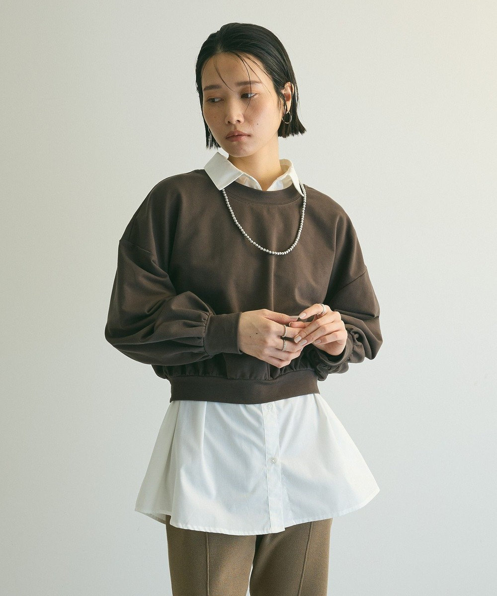 Green Parks ａ．バックレースアップスウェット 