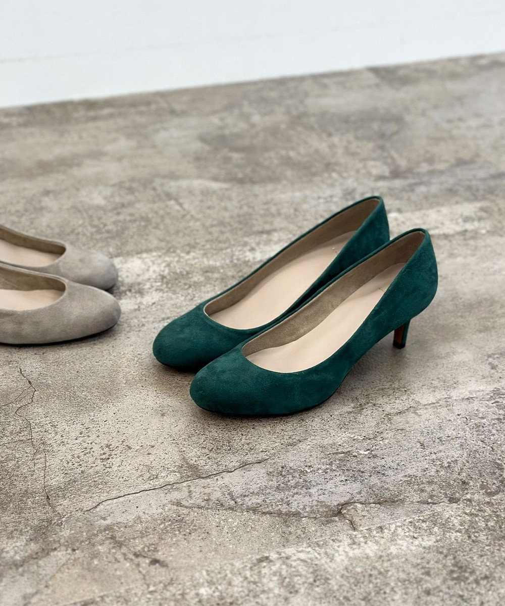 受注生産】レザースエードパンプス(5.5cm) / KASHIYAMA Women's shoes