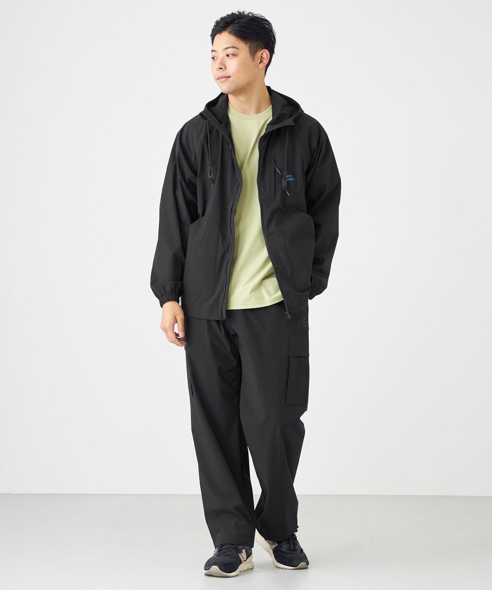 SHARE PARK MENS 【撥水・UVカット・ストレッチ・軽量 】パッカブルマウンテンパーカー（Lサイズ） 