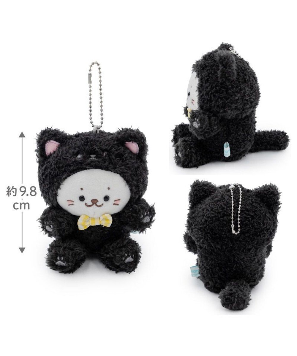Mother garden しろたん 猫キーホルダー 《黒ねこ》 単品 